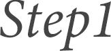 ステップ１